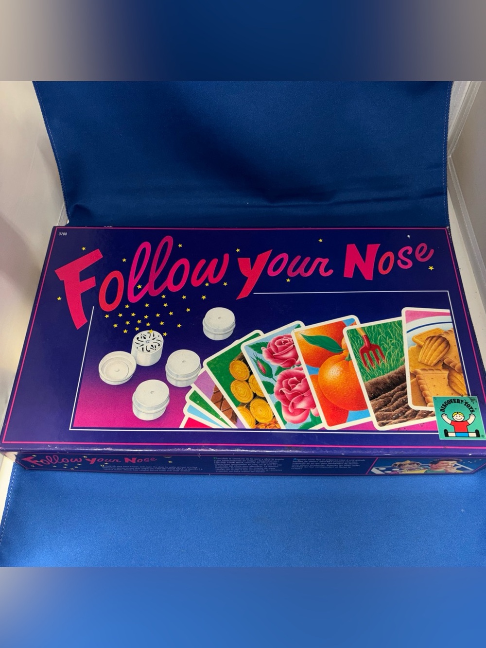 Vintage Follow Your Nose Game Discovery Toys 1991 Instructions And Cards Include